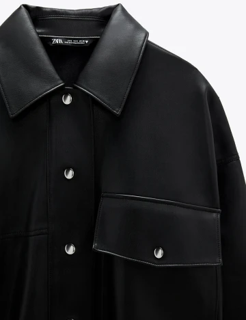 Jacheta Zara, negru, XS Negru