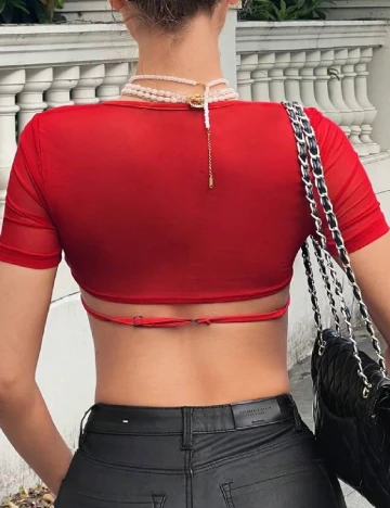Top SHEIN, rosu