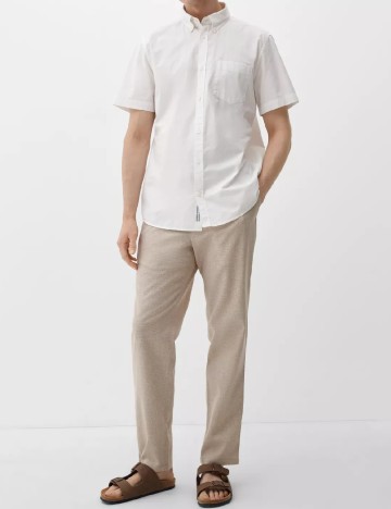 Pantaloni s.Oliver, crem