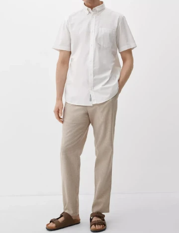 Pantaloni s.Oliver, crem
