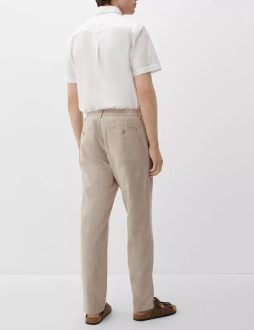 Pantaloni s.Oliver, crem