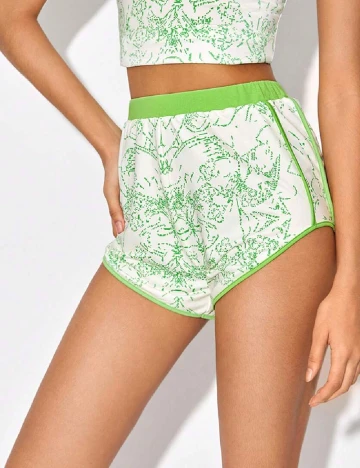 Pantaloni scurti SHEIN, alb