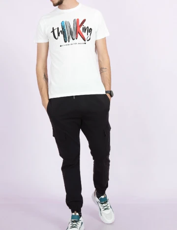 Tricou Milano Bulls, alb