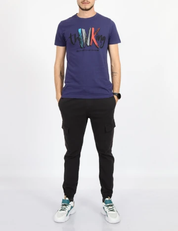 Tricou Milano Bulls, bleumarin