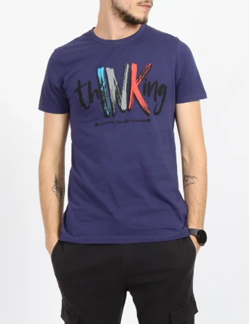 Tricou Milano Bulls, bleumarin