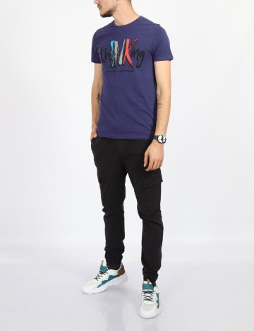 Tricou Milano Bulls, bleumarin