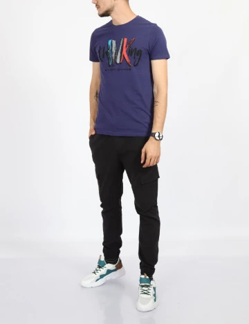 Tricou Milano Bulls, bleumarin