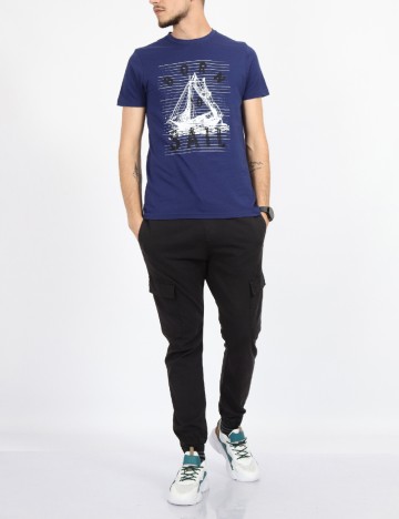 Tricou Milano Bulls, bleumarin