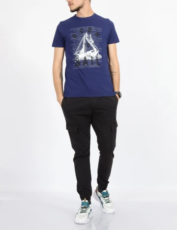 Tricou Milano Bulls, bleumarin