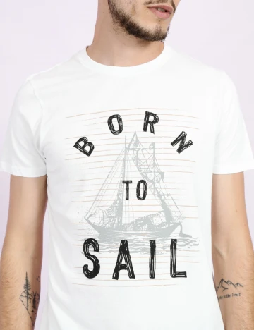 Tricou Milano Bulls, alb
