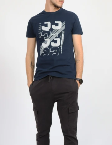 Tricou Milano Bulls, bleumarin