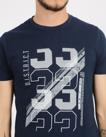 Tricou Milano Bulls, bleumarin