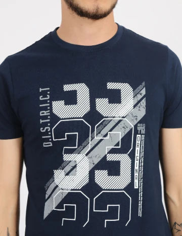 Tricou Milano Bulls, bleumarin