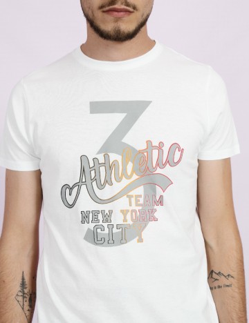 Tricou Milano Bulls, alb
