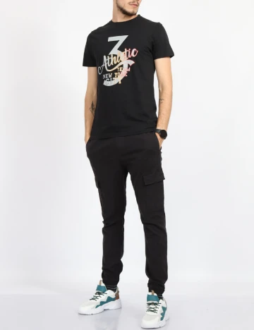 Tricou Milano Bulls, negru Negru
