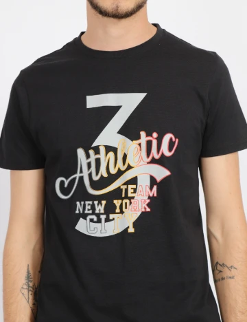 Tricou Milano Bulls, negru Negru
