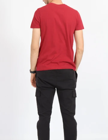 Tricou Milano Bulls, rosu Rosu
