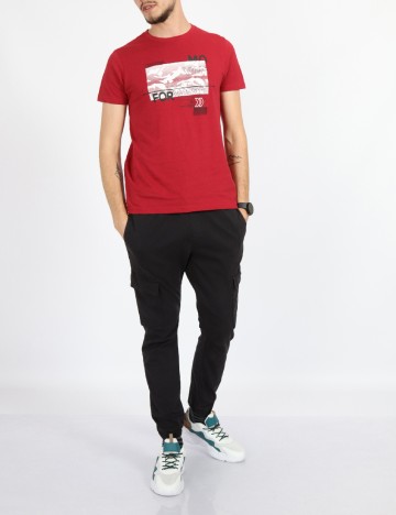 Tricou Milano Bulls, rosu