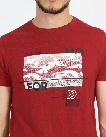 Tricou Milano Bulls, rosu Rosu