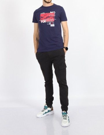 
						Tricou Milano Bulls, bleumarin