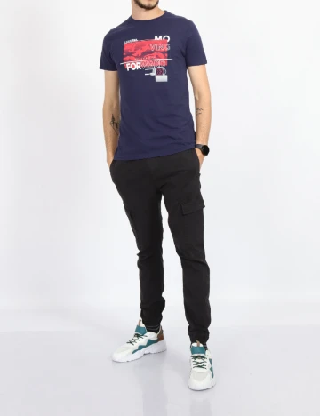 Tricou Milano Bulls, bleumarin