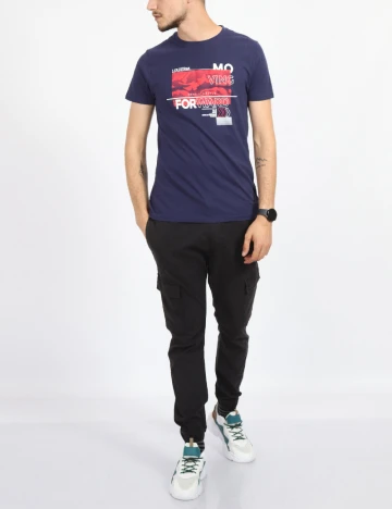 Tricou Milano Bulls, bleumarin