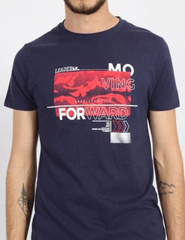 Tricou Milano Bulls, bleumarin