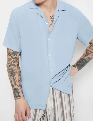Camasa SHEIN, bleu
