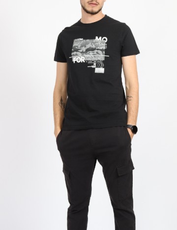 
						Tricou Milano Bulls, negru