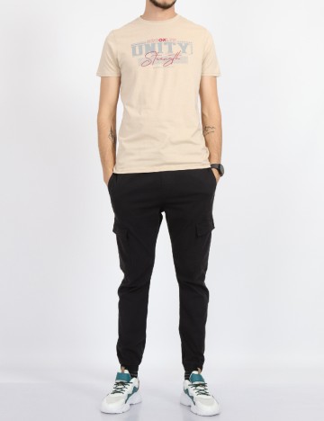 Tricou Milano Bulls, crem
