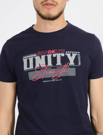 Tricou Milano Bulls, bleumarin