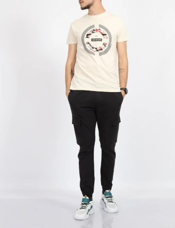 Tricou Milano Bulls, crem