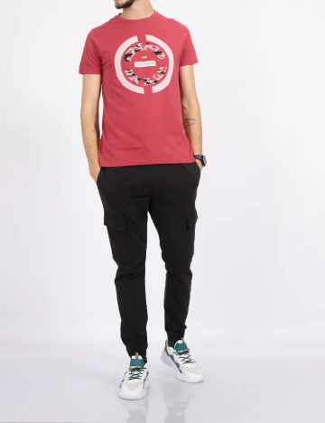 Tricou Milano Bulls, rosu Rosu