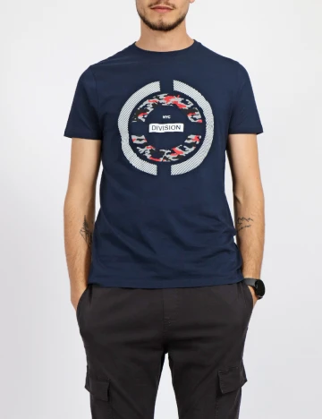 Tricou Milano Bulls, bleumarin