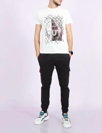 Tricou Milano Bulls, alb Alb