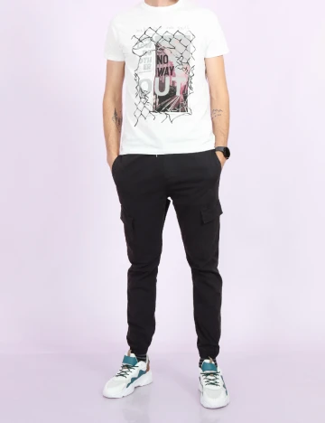 Tricou Milano Bulls, alb Alb