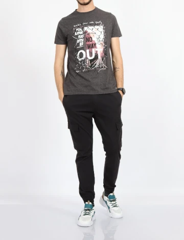 Tricou Milano Bulls, gri