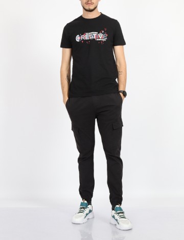 
						Tricou Milano Bulls, negru