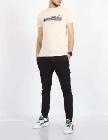 Tricou Milano Bulls, crem Crem