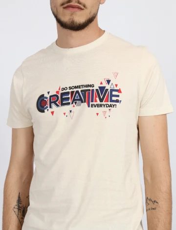 Tricou Milano Bulls, crem Crem