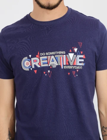 Tricou Milano Bulls, bleumarin