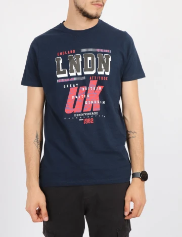 Tricou Milano Bulls, bleumarin