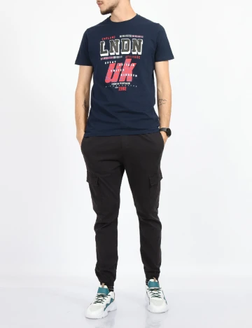 Tricou Milano Bulls, bleumarin