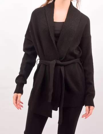 Cardigan Jacqueline de Yong, negru, M