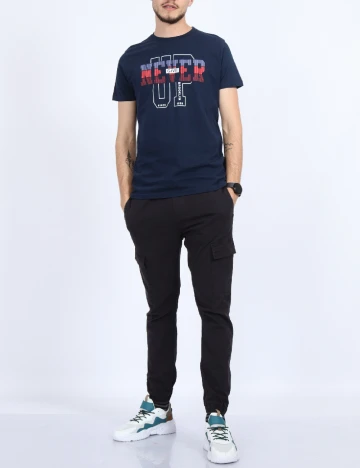 Tricou Milano Bulls, bleumarin Albastru