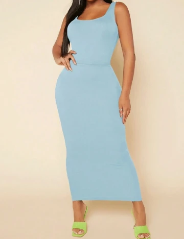 Fusta SHEIN, bleu