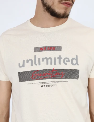 Tricou Milano Bulls, crem