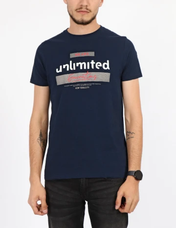 Tricou Milano Bulls, bleumarin Albastru