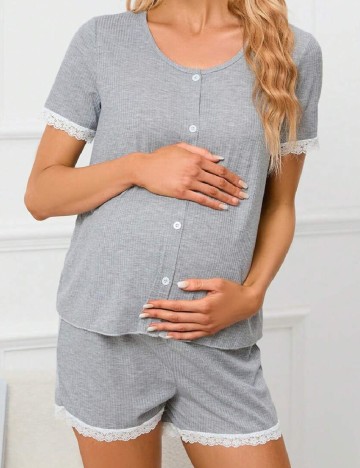 
						Pijama SHEIN Maternity, gri
