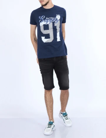 Tricou Milano Bulls, bleumarin